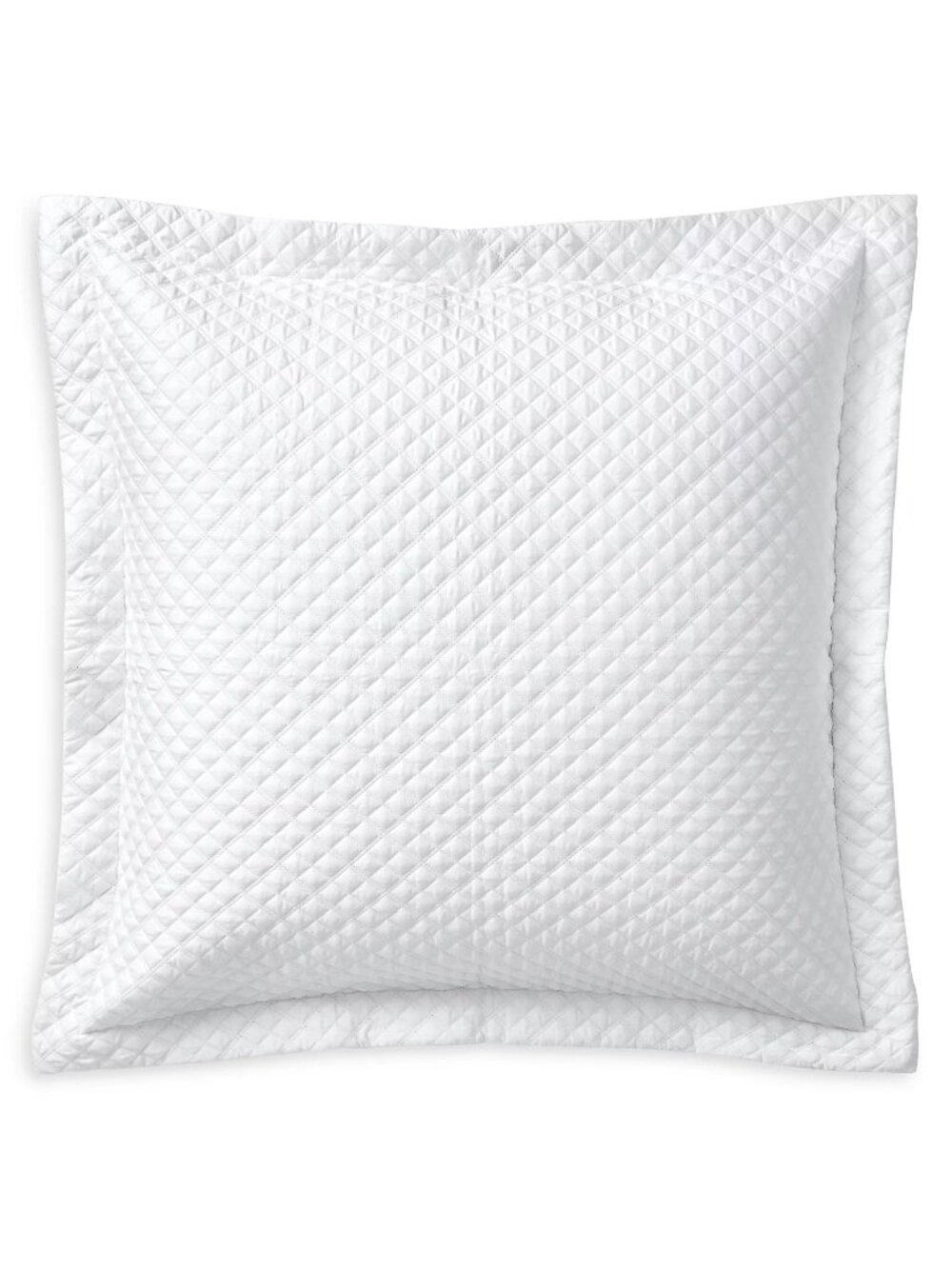 NWT Ralph Lauren RL Quilted Sateen Argyle  Studio White Size European Sham